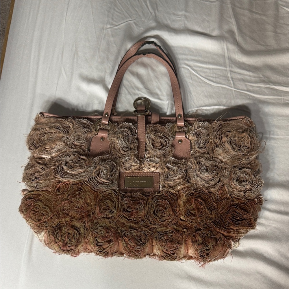 Elegant Floral Textured Women's Bag